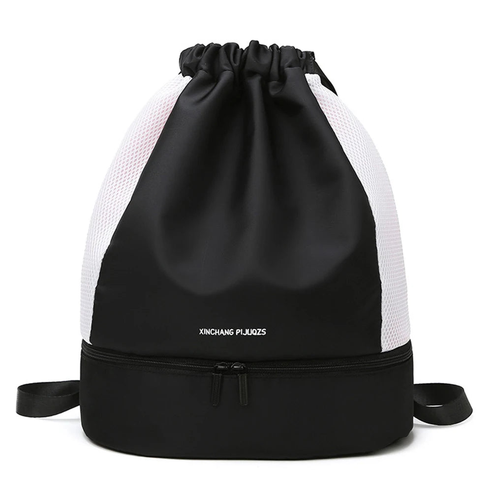 Large Capacity Women Backpack Dry Wet Separation Oxford Cloth Travel Sports Bag