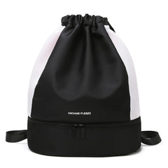 Large Capacity Women Backpack Dry Wet Separation Oxford Cloth Travel Sports Bag
