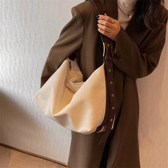 Large Capacity Women Leather Handbags Casual Tote Bags