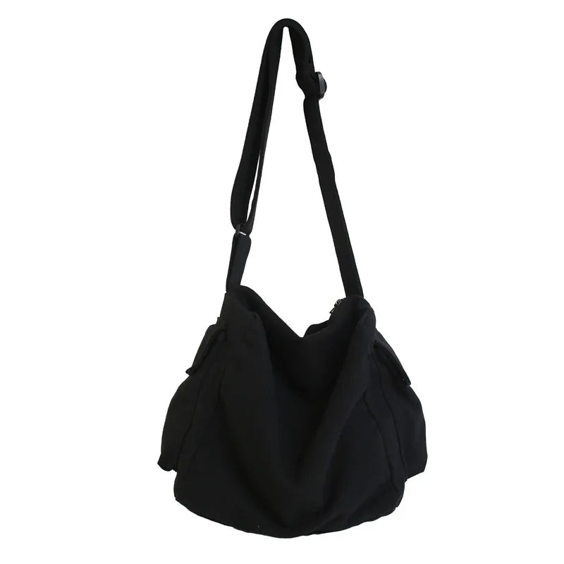 Canvas Shopper Travel Crossbody Shoulder Bags For Women