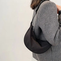 Women's Hobos Shoulder Bag Soft Nylon Crossbody Bags Korea Style Handbags