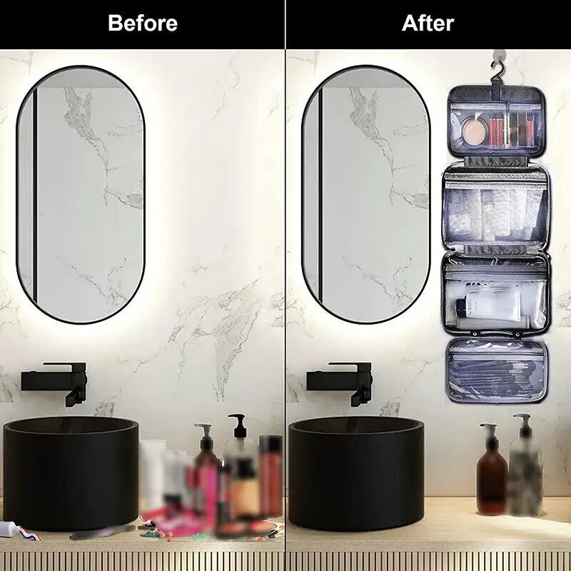 Travel Waterproof Hanging Cosmetics Storage Bag