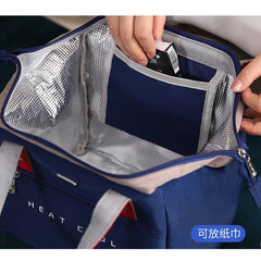 Large Lunch Bag Women Waterproof Fresh Cooler Bags Thermal Breakfast Food Box