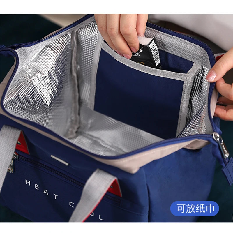 Waterproof Large Lunch Bag for Women - Fresh Cooler Bags