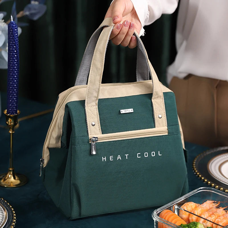 Large Lunch Bag Women Waterproof Fresh Cooler Bags Thermal Breakfast Food Box