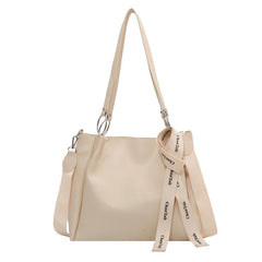 Vintage Leather Tote Bag Crossbody Handbag Women
