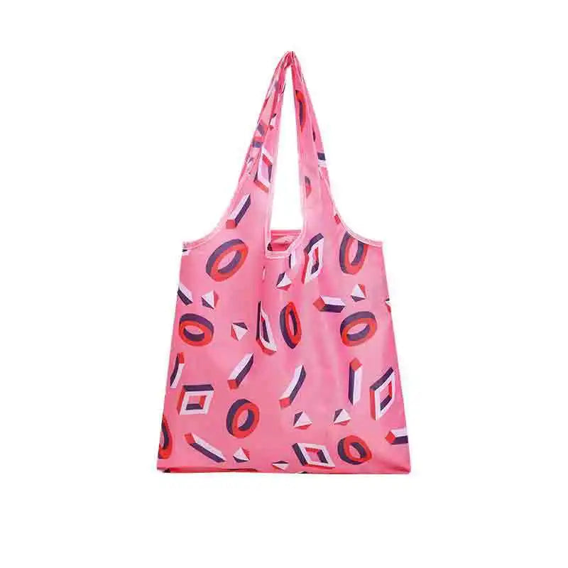 Large Reusable Eco Shopping Bag Grocery Beach Toy Storage Foldable Tote Pouch