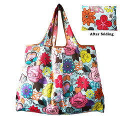 Nylon Women's Shopper Reusable Foldable Bag Shopping Handbag