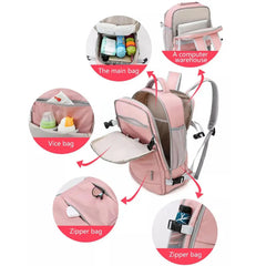 Large Travel Backpack Women Hiking Backpack Waterproof Diaper Casual Daypack