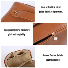 Large Travel Cosmetic Bag for Women Leather Makeup Organizer Toiletry Kit Bags