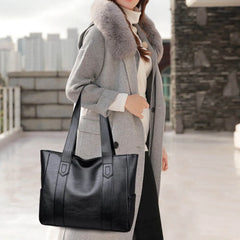 Large Women Leather Handbags PU Tote Bag Female Shoulder Bags