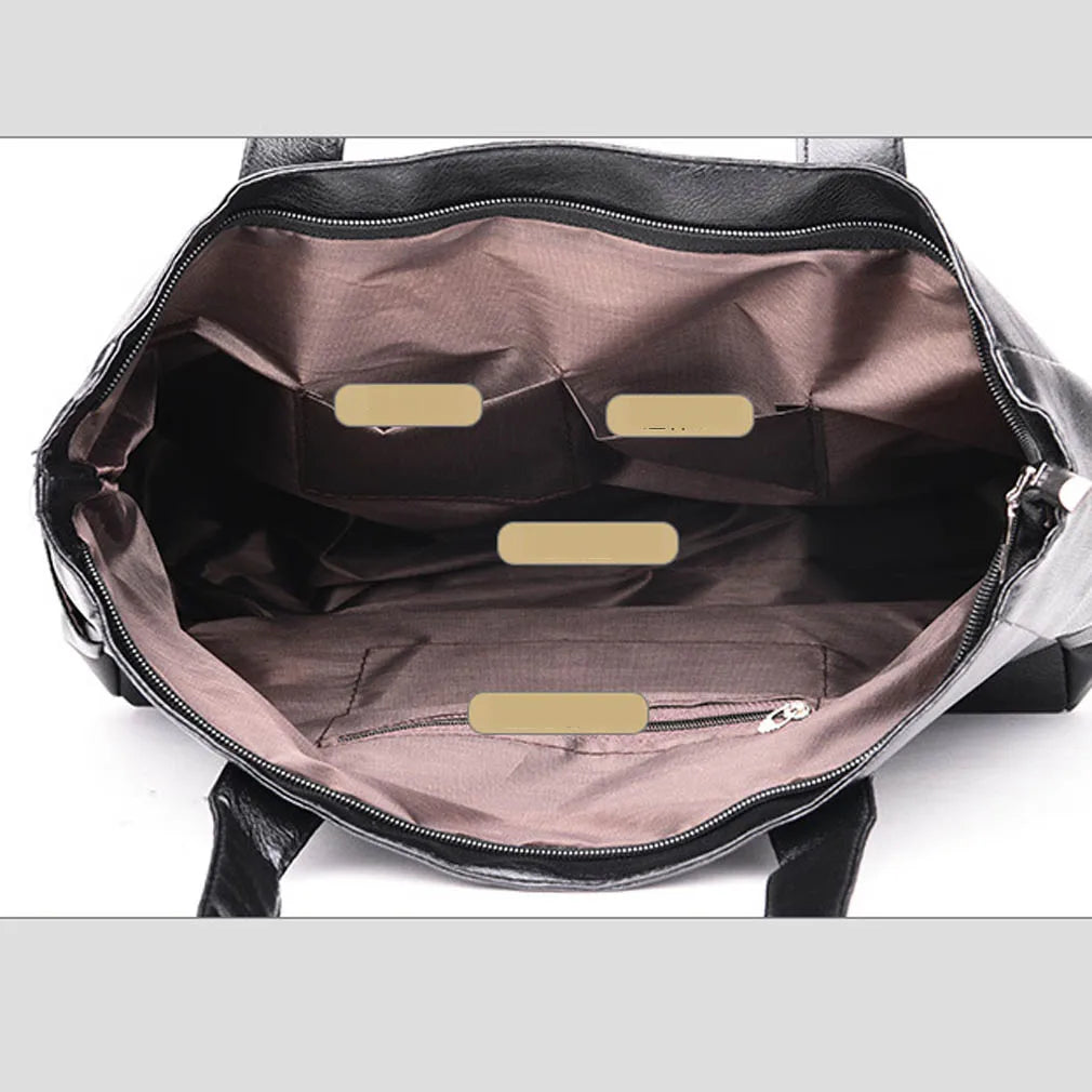 Large Women Leather Handbags PU Tote Bag Female Shoulder Bags