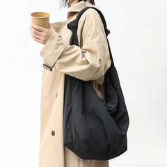 Large-capacity Shoulder Bag Pure Canvas Messenger Bag