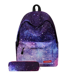 Large-Capacity Starry Shoulder Bag for College Women