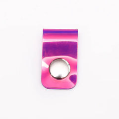 Laser Transparent Data Line Button Key Wallet Holders Portable Cable Winder