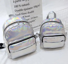 Holographic Backpack for Teenage Girls - Two Sizes