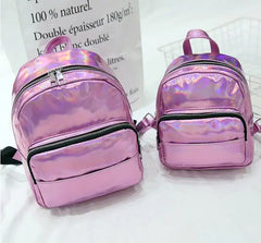 Holographic Backpack for Teenage Girls - Two Sizes