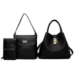 Medium Handbags Set for Women - 3 Piece Woman Hand Bag