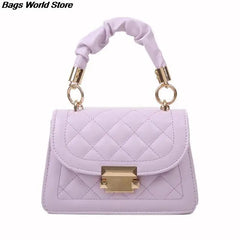 Lattice Bag Sling Chains Shoulder Messenger Totes Bag