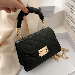 Lattice Bag Sling Chains Shoulder Messenger Totes Bag