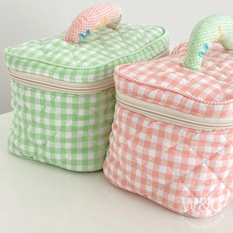 Portable Makeup Organizer Bag Large Capacity Cosmetic Storage Travel Bag