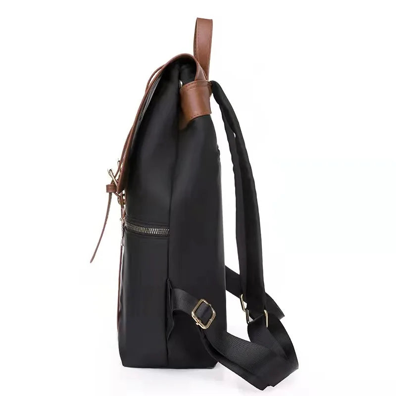 Lazy Oxford cloth nylon backpack school bag