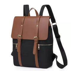 Lazy Oxford cloth nylon backpack school bag