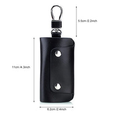 Leather Buckle Key Wallets Men Women Key chain Holder Housekeeper