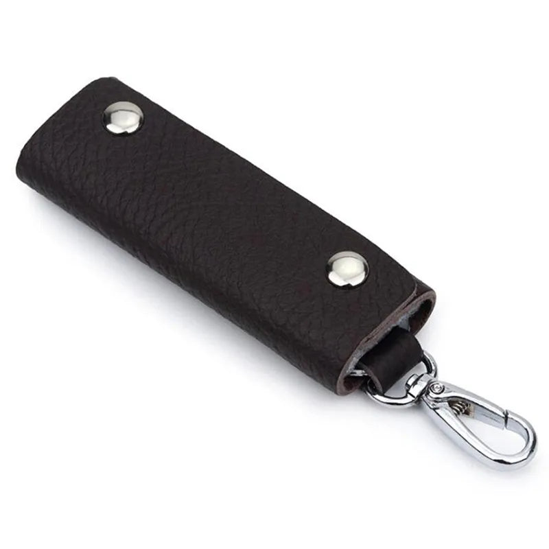 Leather Key Holder Bags Key Ring Organizer Accessories