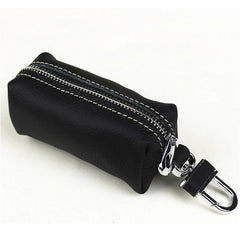Leather Key Holder Organizer Keychain Purse Bag Keys Case Pouch