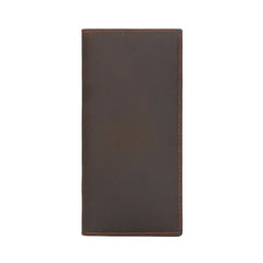 Leather Men's Wallet Crazy Horse Long slot Dollar Wallet