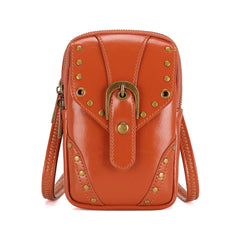 Leather Rivet Drop Leg Bag Steampunk Retro Rock Waist Belt Bag