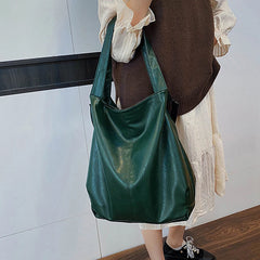 Leather Shoulder Bags Soft Handbags Women Large Capacity Bags