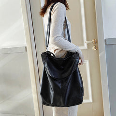 Leather Shoulder Bags Soft Handbags Women Large Capacity Bags