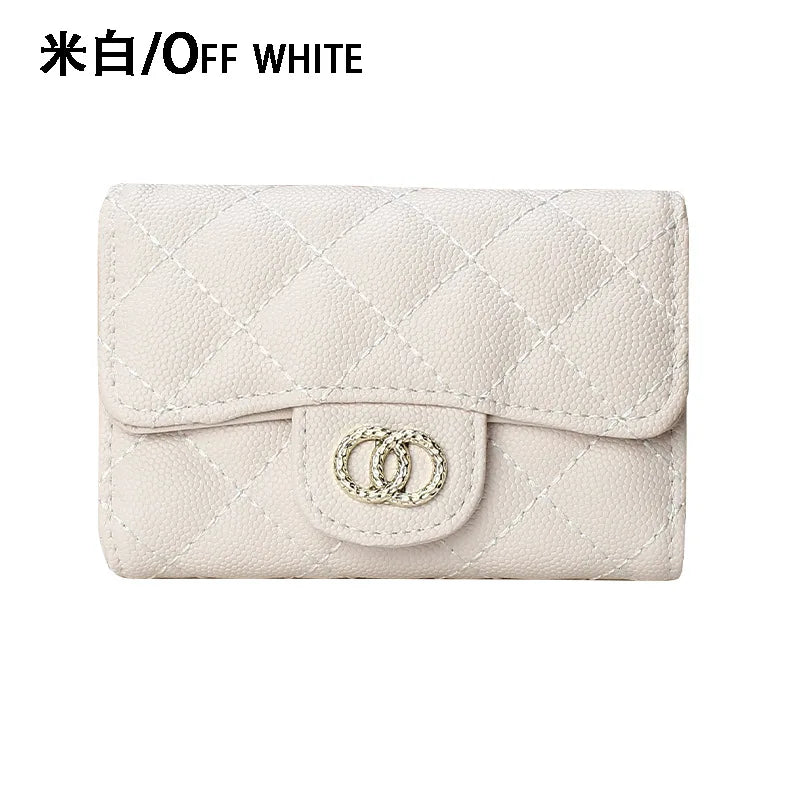 Real Cowhide Leather Wallet Key Holder Mini Purse for Women