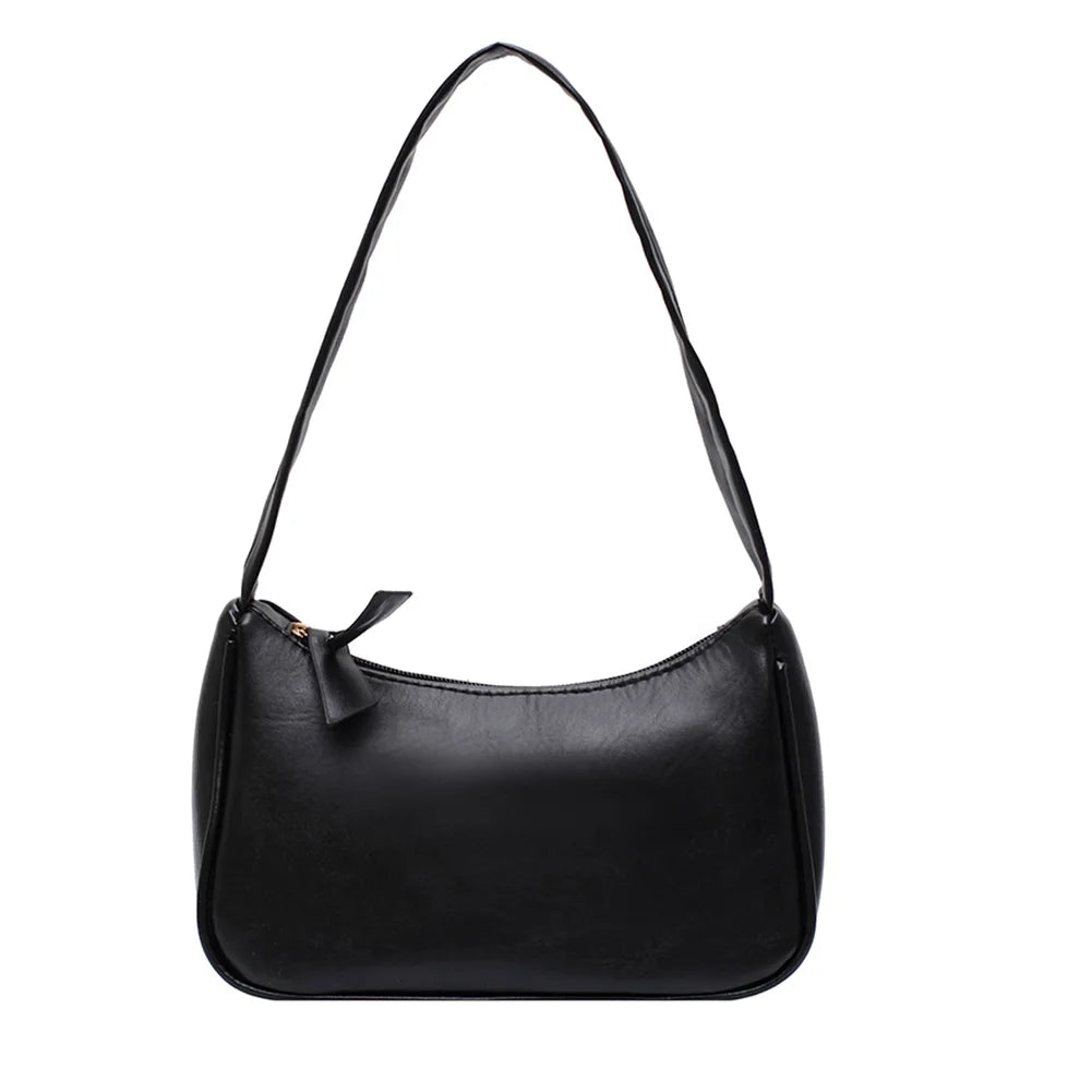 Leather Women Bag Underarm Bag High Shoulder Bag All-match Handbags