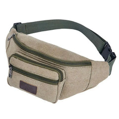 Canvas Mobile Phone Bag Sports Running Outdoor Pockets Men Women