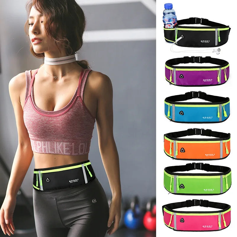 Reflective Safty Waist Pack for Running Cycling Gym