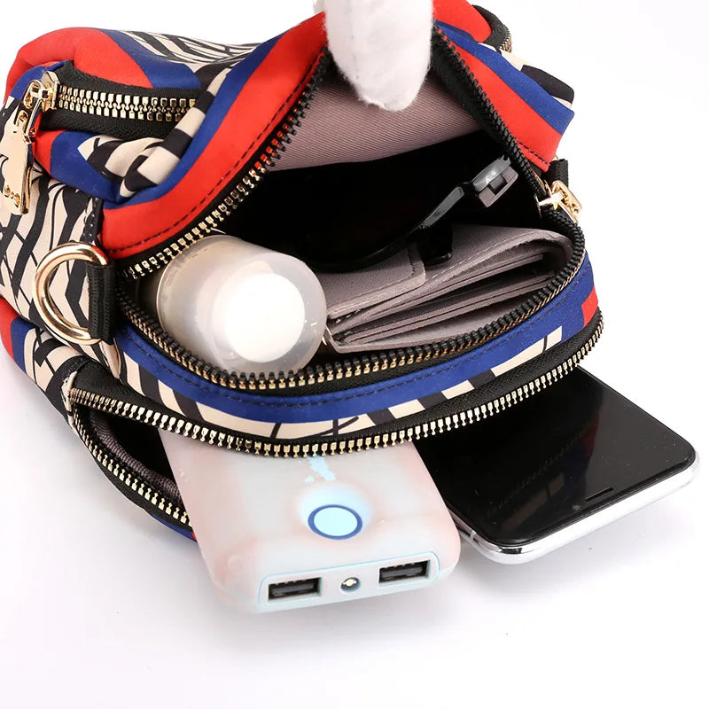 Women's National Print Shoulder Bag