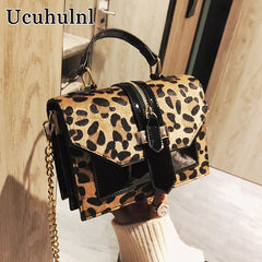 Leopard Print Small Flap Bags Women Bag Over Shoulder Handbags Women Bags