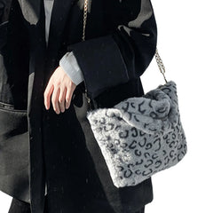 Leopard/Spots/Zebra Stripe Print Handbag Women Female Shoulder Bag