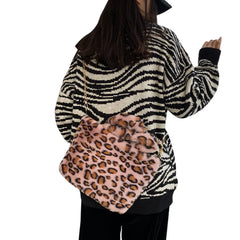 Leopard/Spots/Zebra Stripe Print Handbag Women Female Shoulder Bag
