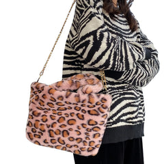 Leopard/Spots/Zebra Stripe Print Handbag Women Female Shoulder Bag