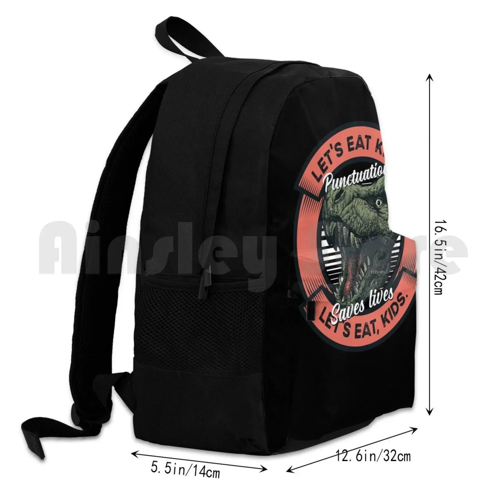 Funny Punctuation Saves Lives Backpack
