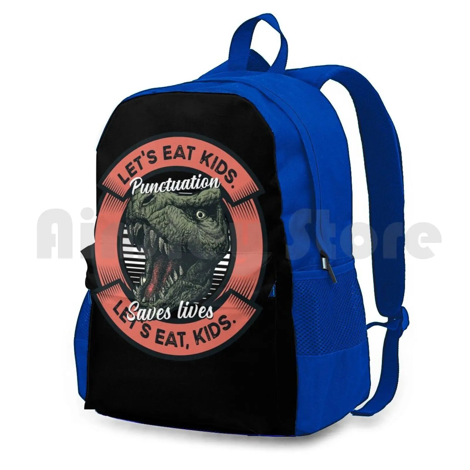 Funny Punctuation Saves Lives Backpack