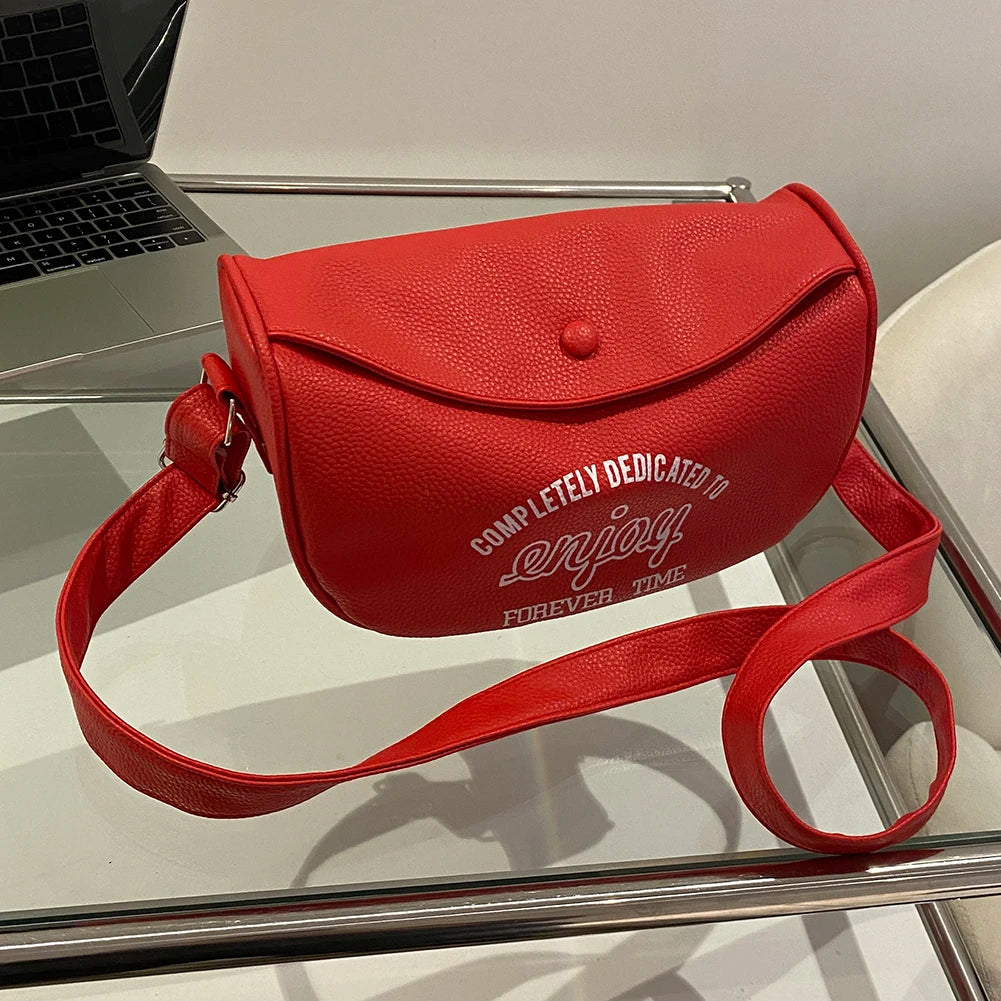 Women Handbags Underarm Bag PU Leather Casual Portable Soft Large Capacity