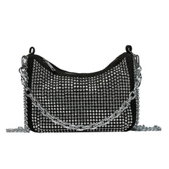 Light Bright Diamond Underarm Bag Chains Shoulder Messenger Bag
