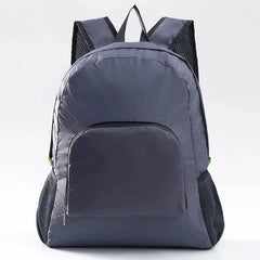 Foldable Backpack Sports Travel Hiking Bag Text Print Outdoor Pack