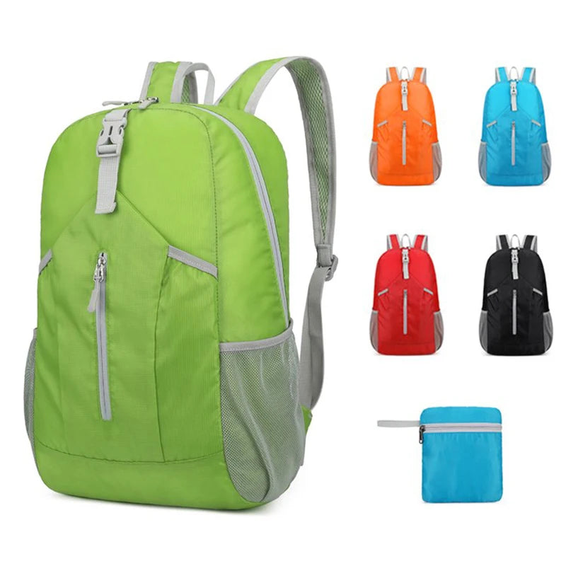 Foldable Waterproof Rucksack Outdoor Travel Backpack