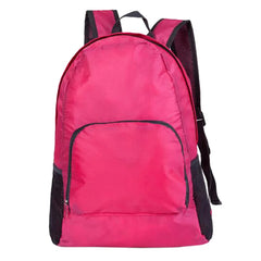 Skull Print Lightweight Folding Backpack Water Repellent Bag for Men Women